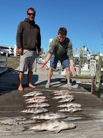 Fishing Unlimited Outer Banks Boat Rentals, Blues, Flounder, Sea Mullet, Croaker, and More