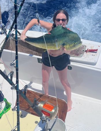 Bite Me Sportfishing Charters, Dolphins love Monkalurs