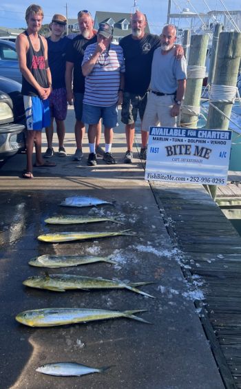 Bite Me Sportfishing Charters, Dolphin and Tuna