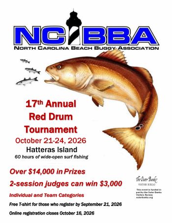 OBX Events, 17th Annual NCBBA Red Drum Tournament