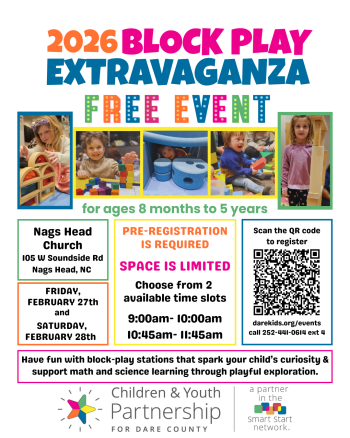Children and Youth Partnership, Block Play Extravaganza 2026