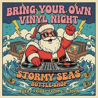 Stormy Seas Bottle Shop, A Misfits Bring Your Own Vinyl Night