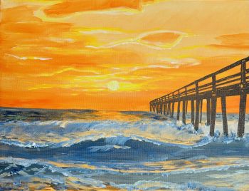 Artsy Octopus, Ocean Pier Paint Class