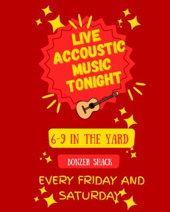 Bonzer Shack Bar & Grill, Live Music at the patio