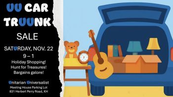 Unitarian Universalist Congregation of the Outer Banks, The UU Car TrUUnk Sale