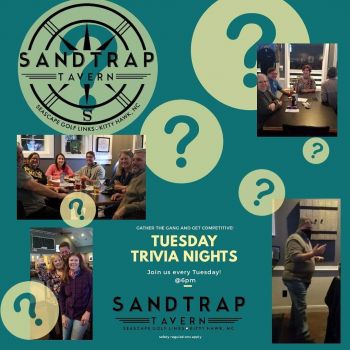 Sandtrap Tavern, Tuesday Trivia Nights