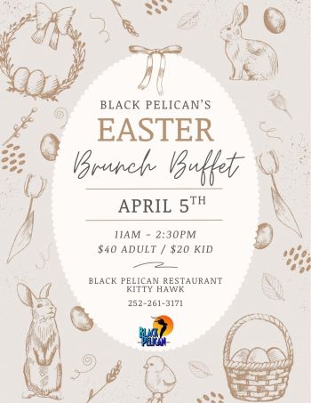 Black Pelican Oceanfront Restaurant, Easter Brunch Buffet