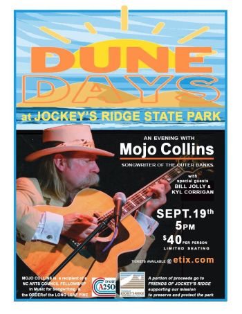 Jockey's Ridge State Park, Dune Days: An Evening w/ Mojo Collins
