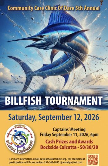 Community Care Clinic of Dare, 5th Annual Billfish Tournament
