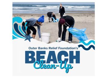 Outer Banks Relief Foundation, Beach Clean Up