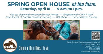 Corolla Wild Horse Fund, Spring Open House at the Farm