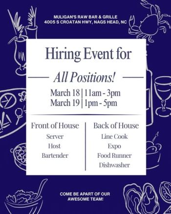 Mulligan's Grille, Hiring Event