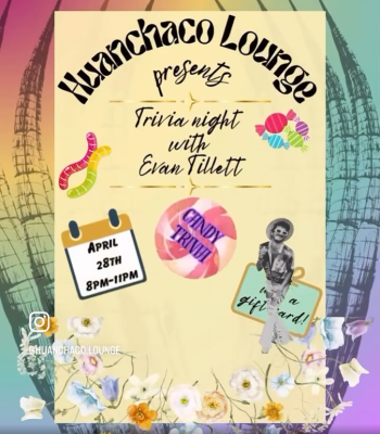 Huanchaco Lounge, Trivia Night Hosted by Evan Tillet