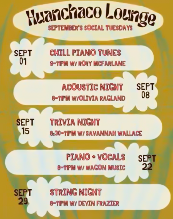 Huanchaco Lounge, String Night w/ Devin Frazier