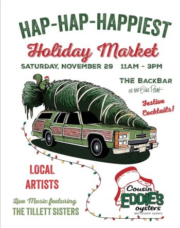 THE BLUE POINT Restaurant in Duck, NC, Hap-Hap-Happiest Holiday Market