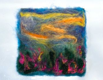 Ocracoke Alive, Landscape Needlefelting