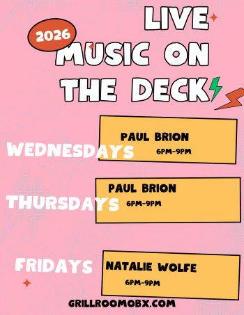 Mike Dianna's Grill Room, Live Music on the Deck