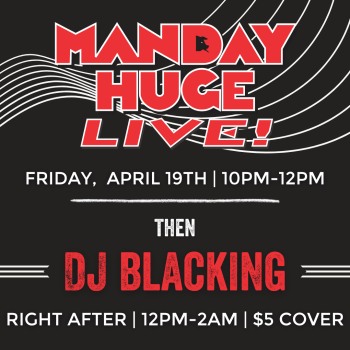 Outer Banks Brewing Station, Manday Huge with DJ Blacking