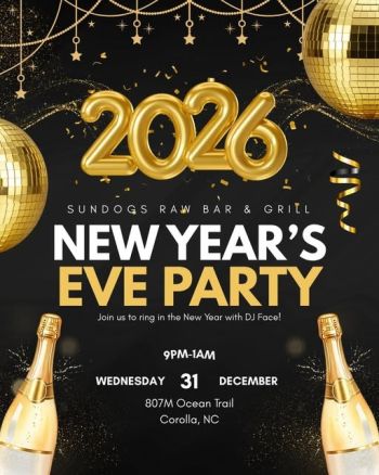 Sundogs Raw Bar & Grill, New Year's Eve Party