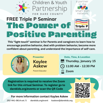 Children and Youth Partnership, Triple P Seminar: The Power of Positive Parenting