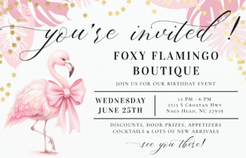 Foxy Flamingo Boutique, Foxy's Birthday!