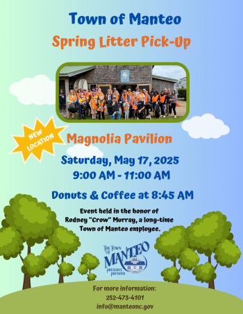 Town of Manteo, Spring Litter Pick-up