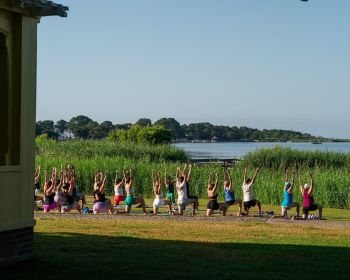 The Northern Outer Banks, Yoga in the Park