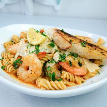 Mahi Mahi's Island Grill, Shrimp Pasta