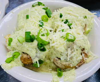 Diamond Shoals Restaurant & Sushi Bar, Crab Stuffed Mushrooms