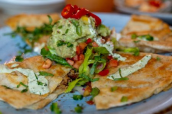 NC Coast Grill & Bar, Pork Verde Quesadilla