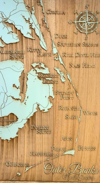 Win an Exclusive Wooden OBX Map