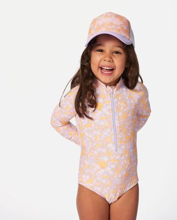 Birthday Suits, RIP CURL GIRL'S RAINBOW TIDE LONG SLEEVE SURFSUIT