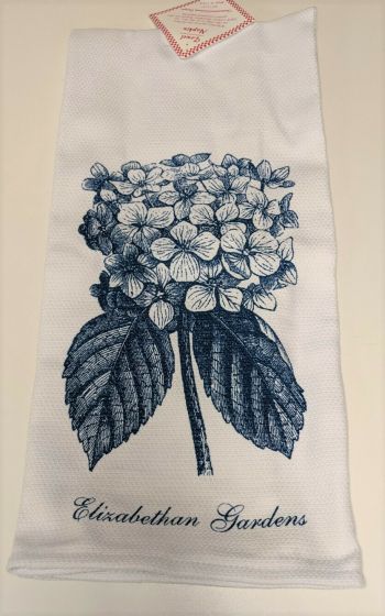 Elizabethan Gardens, Elizabethan Gardens Hydrangea Tea Towel