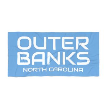 Outer Banks Clothing Company, Outer Banks Beach Towel Light Blue