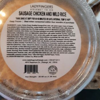The Gourmet Olive, Ladyfingers Frozen Meals