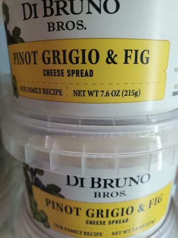 Old Tom's Beer, Wine & Provisions, DiBruno Bros. Pinot Grigio & Fig Cheese Spread