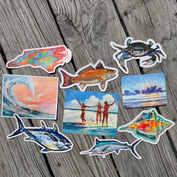 Slash Creek Outfitters, Locally Designed Stickers