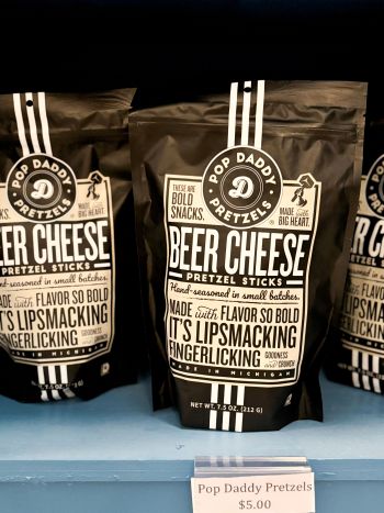 Stormy Seas Bottle Shop, Pop Daddy Beer Cheese Pretzel Sticks