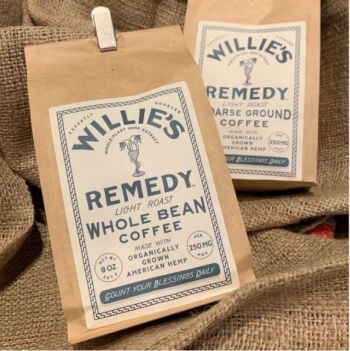 House of Hemp OBX, Willie's Remedy Coffee - Light Roast - Coarse Ground