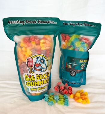 Big Buck's Ice Cream, 1lb Candy Bags