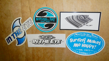 Natural Art Surf Shop, Stickers