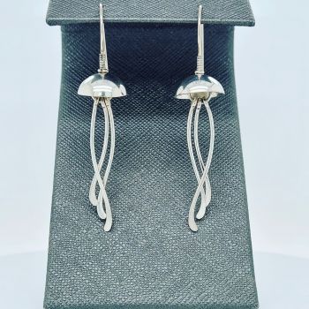 Pewter 'Surf Wave' Earrings Surfing Lifestyle 