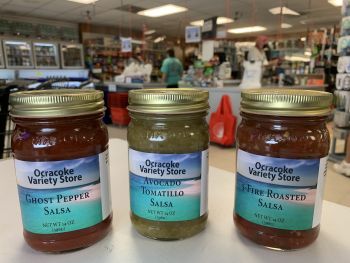 Ocracoke Variety Store, Homemade Salsas