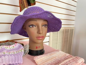 Something or Other Treats and More, Crocheted Summer Hat