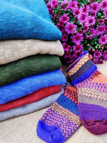 Spry Creek Boutique, Knit Socks and Sweaters