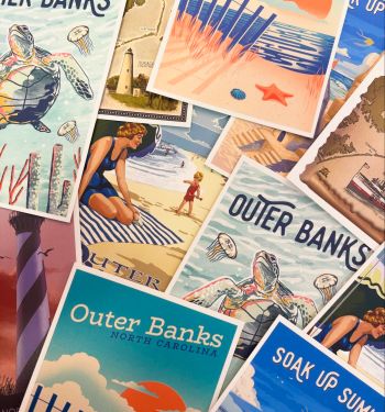 Downtown Books, Vintage Postcards