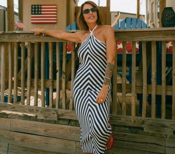 Foxy Flamingo Boutique, Vivian Midi Dress