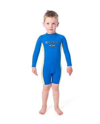 Outer Banks Boarding Company, Rip Curl Grom Boys L/SL UV Spring Suit Blue '20