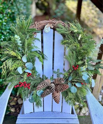 Twigs & Twine, Handmade Fresh Wreaths for a Limited Time