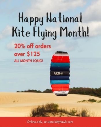 Kitty Hawk Kites, 20% Off Orders $125